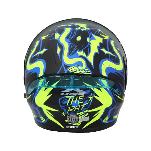 CASCO THE RAT NEGRO/AMARILLO M - XONE