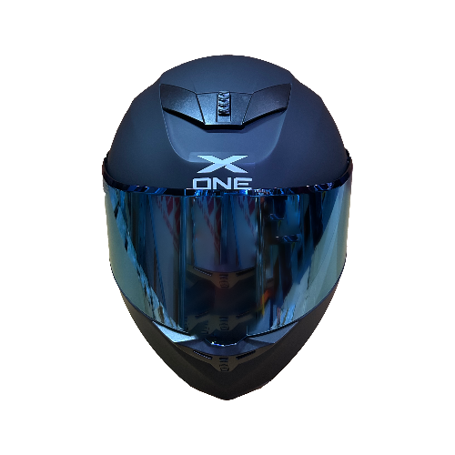 CASCO 500GT NEGRO MATE AMARILLO M - XONE