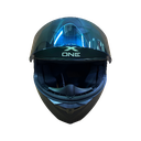 CASCO 500GT NEGRO MATE MORADO M - XONE