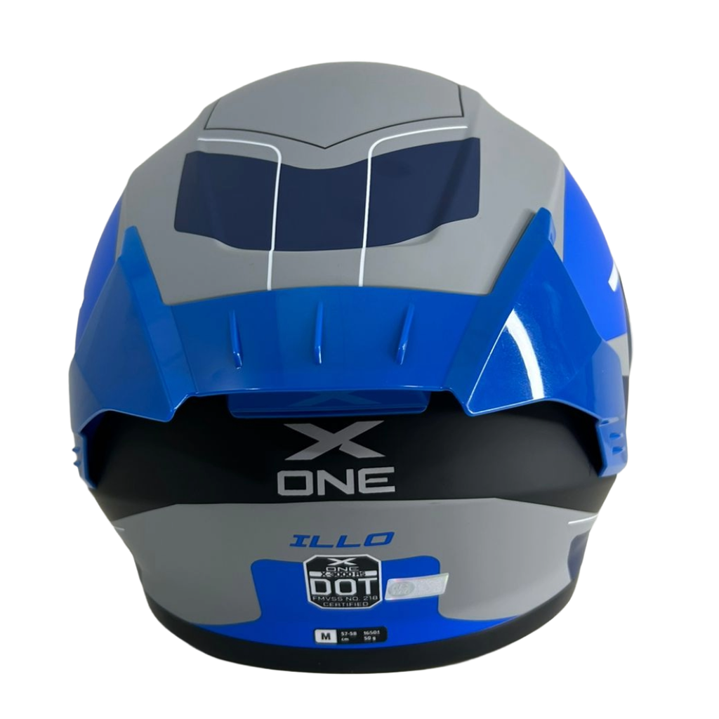CASCO ILLO AZUL/NEGRO M - XONE