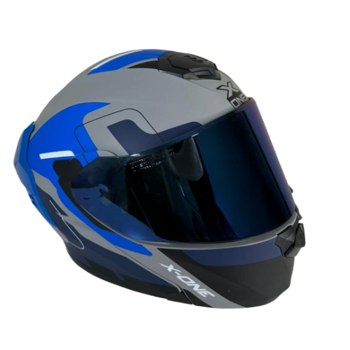 CASCO ILLO AZUL/NEGRO M - XONE
