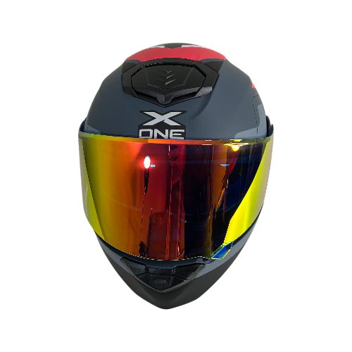 CASCO ILLO GRIS/ROJO M - XONE