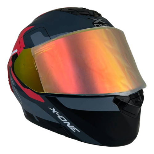 CASCO ILLO GRIS/ROJO M - XONE
