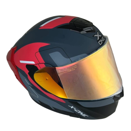 CASCO ILLO GRIS/ROJO M - XONE