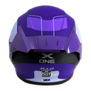 CASCO ILLO MORADO/NEGRO M - XONE