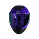 CASCO ILLO MORADO/NEGRO M - XONE