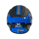 CASCO NEGRO AZUL FIBER M - XONE