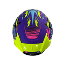 CASCO NEGRO ROJO LIGHT UP M - XONE