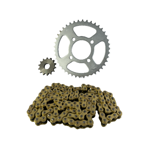 GN125 - KIT DE SPROCKET 42T/14T GOLDEN
