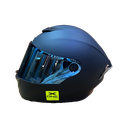 CASCO 500GT NEGRO MATE AMARILLO M - XONE