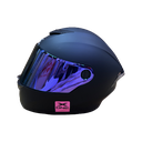 CASCO 500GT NEGRO MATE FUCSIA M - XONE