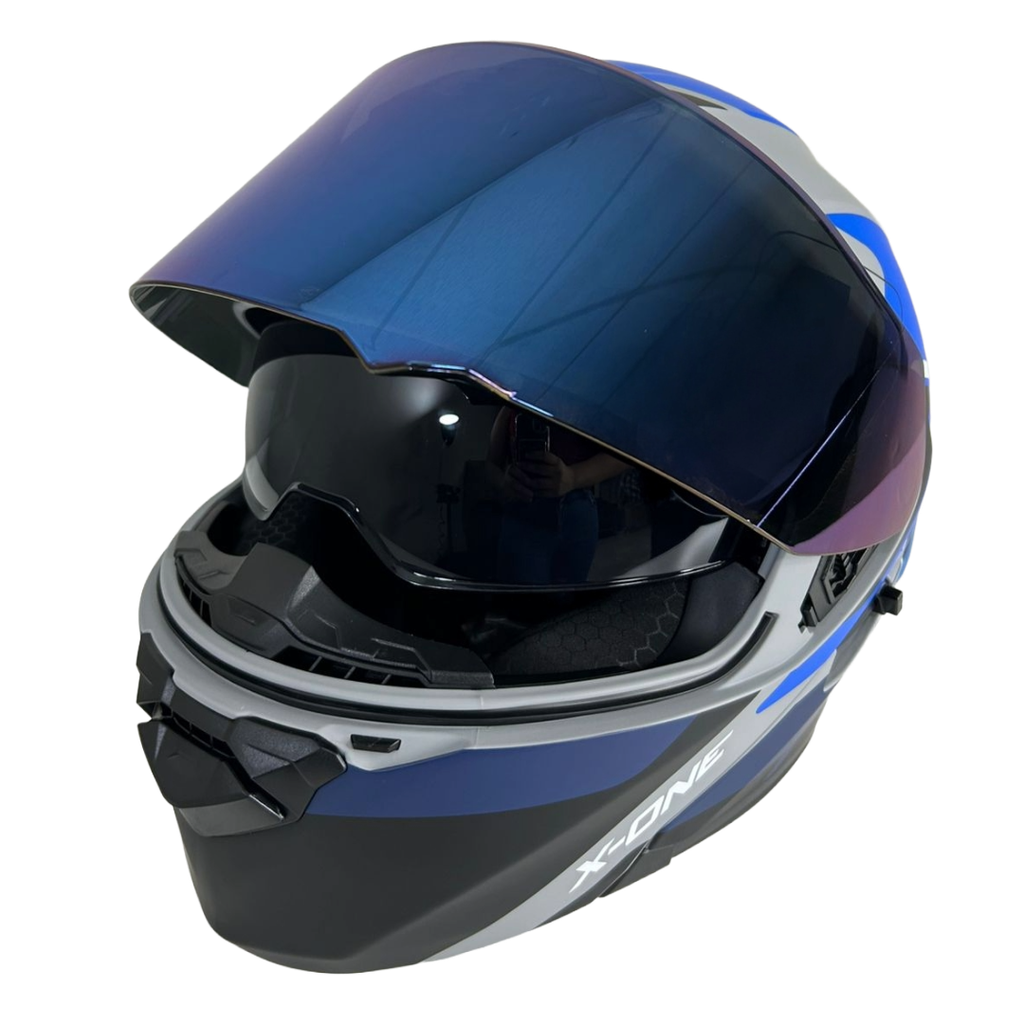 CASCO ILLO AZUL/NEGRO M - XONE