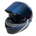 CASCO ILLO AZUL/NEGRO M - XONE