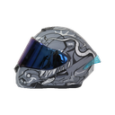 CASCO THE RAT GRIS/SILVER M - XONE