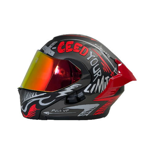 CASCO NEGRO MORADO FIBER M - XONE