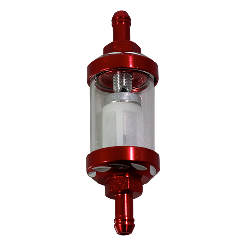 [101XT1316] FILTRO GASOLINA UNIVERSAL ROJO