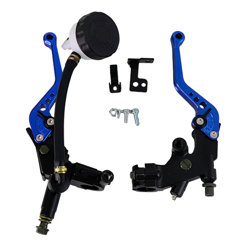 [101XT1455] SET BOMBA DE FRENO PLASTICO AZUL