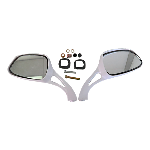 [B2111774-17] AN125 HK - SET ESPEJOS BLANCO - JTK