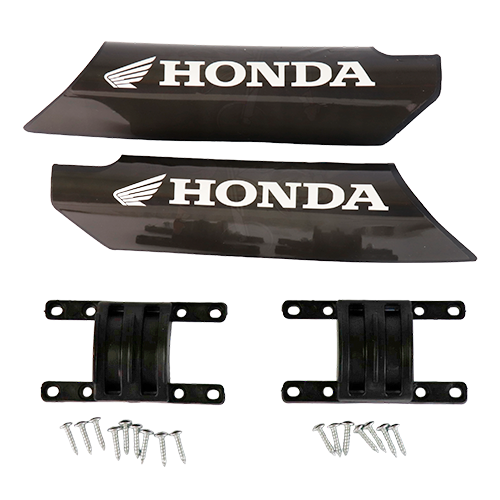 [101RT013] PROTECTOR BARRA HONDA NEGRO/BLANCO
