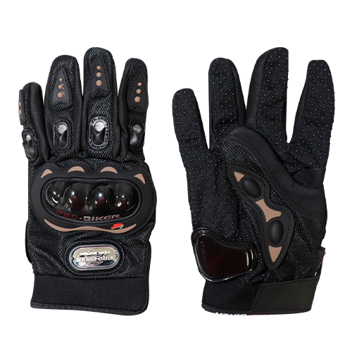 [5-1004XL] SET GUANTES NEGRO XL - PRO BIKER