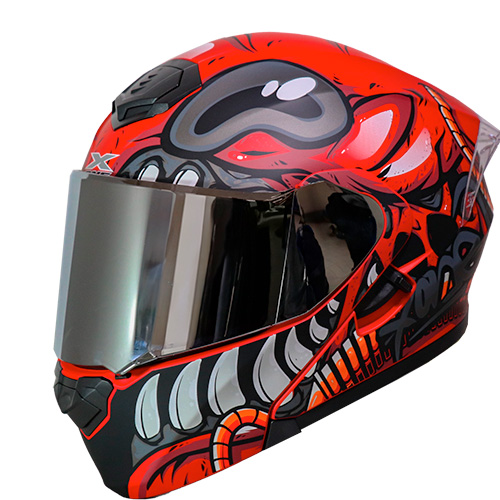 [XONE-ALIENS-RM-XL] CASCO ALIENS 3000 ROJO MT SOMKE XL XONE