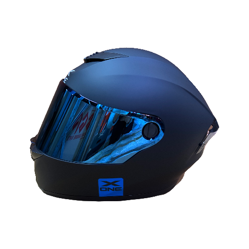 [XONE-500-NAZ-M] CASCO 500GT NEGRO MATE AZUL M - XONE