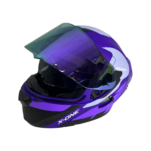 [XONE-ILLO-MN-M] CASCO ILLO MORADO/NEGRO M - XONE