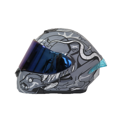 [XONE-THERAT-GSL-M] CASCO THE RAT GRIS/SILVER M - XONE