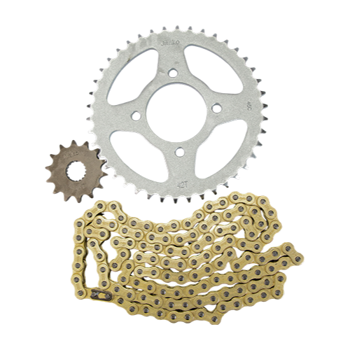 [101SK804] KIT SPROCKET 42T/14T C/DORADA - JITAKO